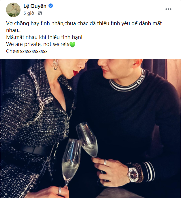 Hậu ly hôn, Lệ Quyên chính thức khoe nhẫn đôi và công khai chuyện hẹn hò bạn trai kém 12 tuổi ảnh 3