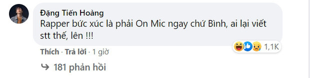 Bình luận vừa hài hước, vừa có chút thách thức của ViruSs dưới bài đăng của rapper sinh năm 1997. Nghi vấn Bình Gold “đá đểu” ViruSs để bảo vệ Sơn Tùng M-TP: Netizen dự đoán sẽ có màn “rap diss“ ảnh 4