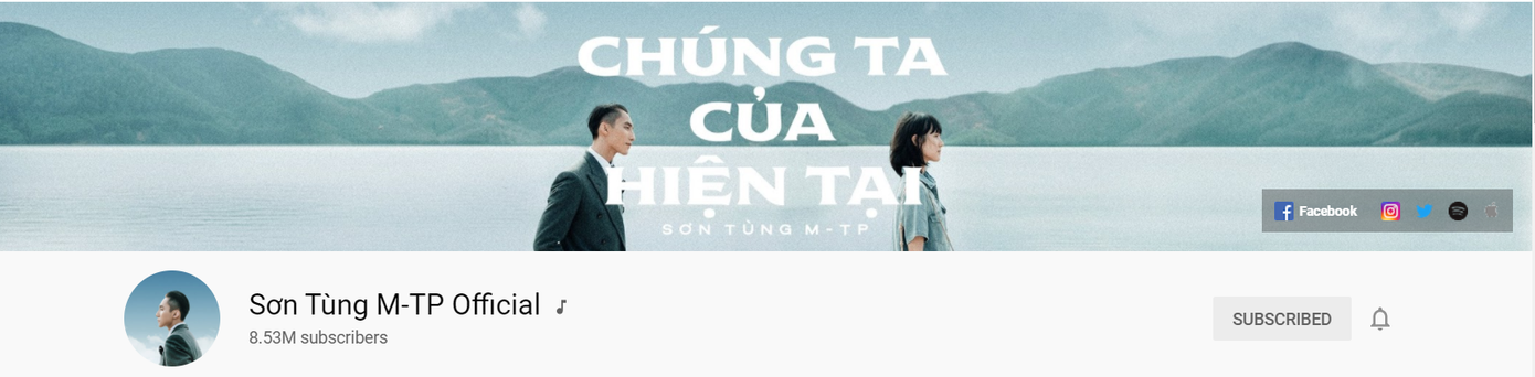 Sơn Tùng M-TP chính thức trở thành nghệ sĩ Việt đầu tiên đạt 8,5 triệu subscriber trên YouTube ảnh 1