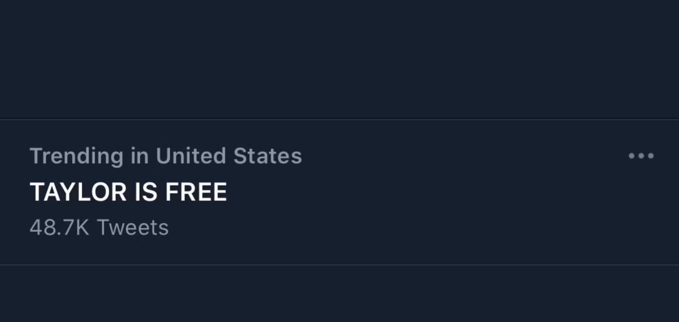 "#Taylorisfree" lên Top Trending: Swifties chờ đợi Taylor sớm ra mắt 5 album thu lại? ảnh 3