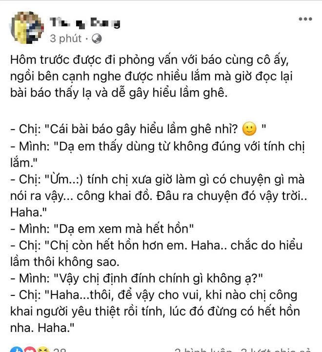 Quản lý truyền thông của Mỹ Tâm đăng tải đoạn hội thoại với nữ ca sĩ, phủ nhận tin đồn hẹn hò. Đại diện truyền thông của Mỹ Tâm bất ngờ trước thông tin nữ ca sĩ hẹn hò Mai Tài Phến ảnh 2