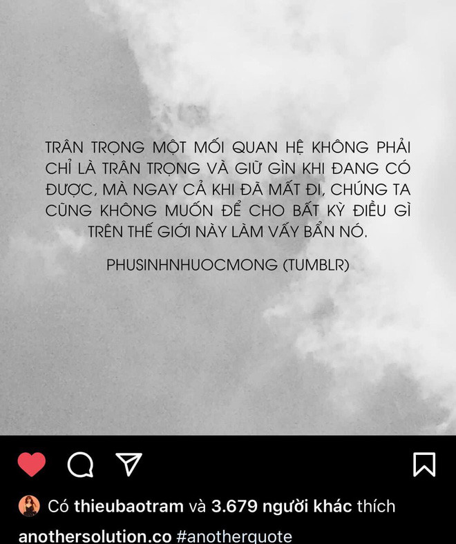 Những chi tiết nghi vấn Sơn Tùng M-TP và Thiều Bảo Trâm đã rạn nứt từ tháng 12/2020? ảnh 3