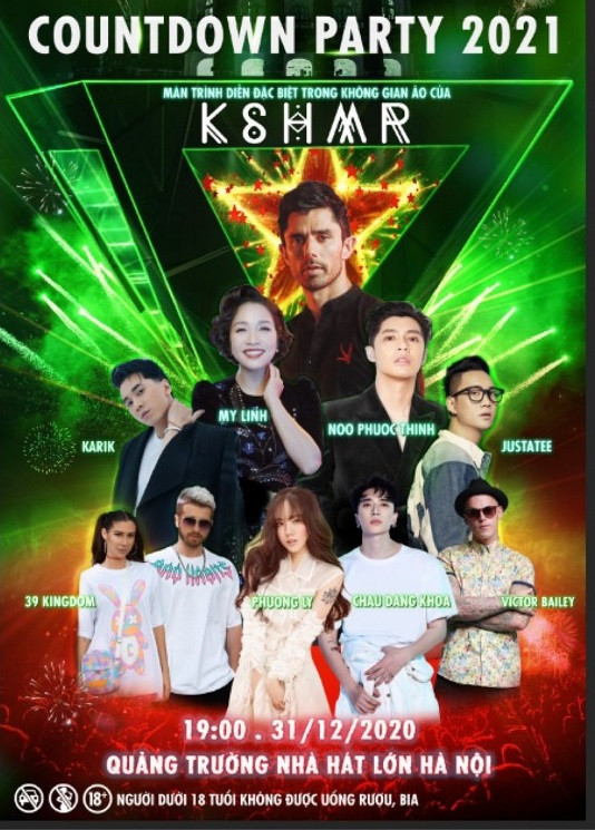 “Cuộc đua” đêm nhạc Countdown 2021 ở các vùng miền: Nổi bật từ sân khấu đến khách mời ảnh 2