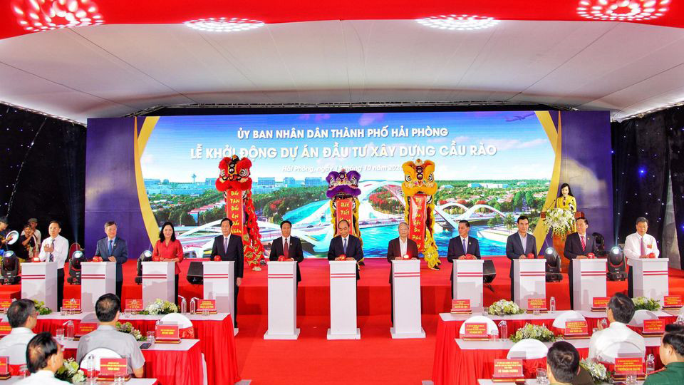 Thủ tướng dự lễ khởi động, khánh thành 2 dự án trọng điểm ở Hải Phòng ảnh 10