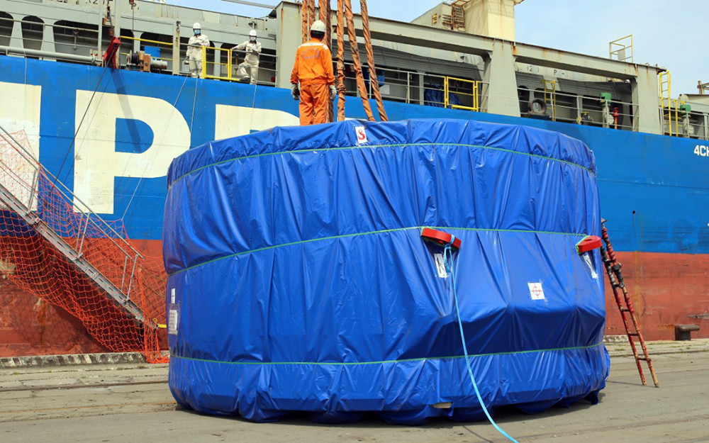 Robot đào hầm Metro Nhổn - ga Hà Nội cập cảng Hải Phòng ảnh 4