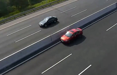 Tài xế lái ôtô ngược chiều làn 120km/h trên cao tốc Hà Nội - Hải Phòng ảnh 1