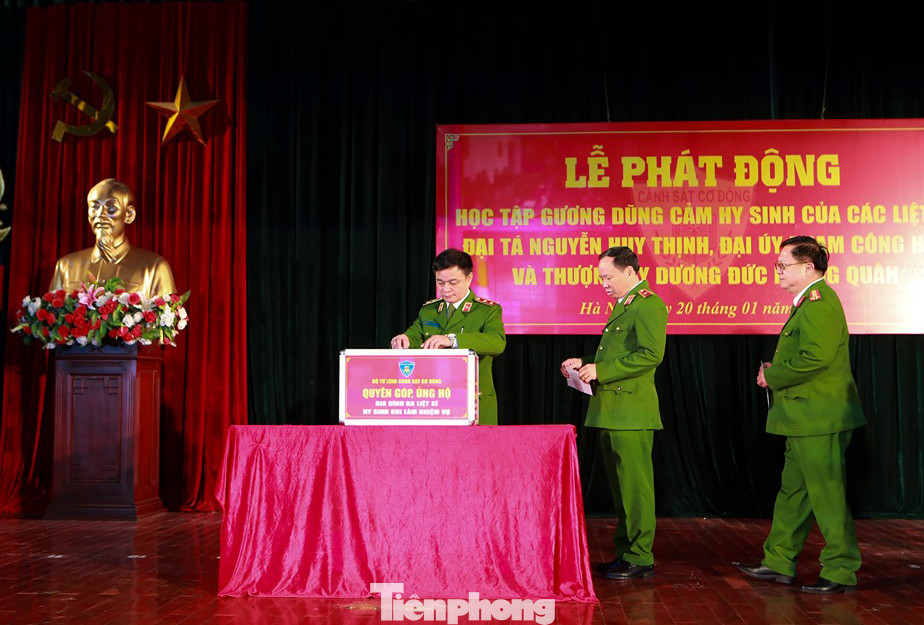 Phát động học tập 3 liệt sỹ anh dũng hy sinh ở Đồng Tâm ảnh 1