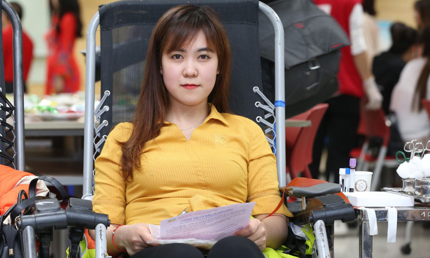 Cán bộ công nhân viên Samsung Thái Nguyên rộn ràng hiến máu Chủ nhật Đỏ ảnh 5