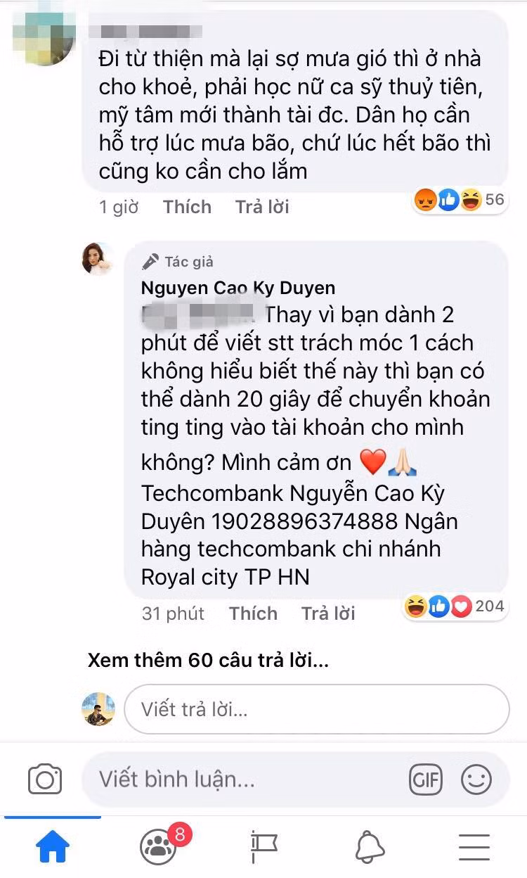 Bị chỉ trích vì không ủng hộ miền Trung, Kỳ Duyên và Ngọc Trinh đáp trả anti fan cực khéo ảnh 17