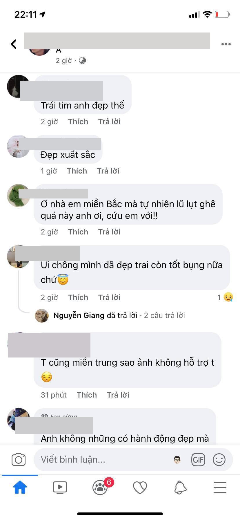 Chàng trai gây “sốt” khi đi thiện nguyện miền Trung: “Đã đẹp trai lại còn nhân ái“ ảnh 5