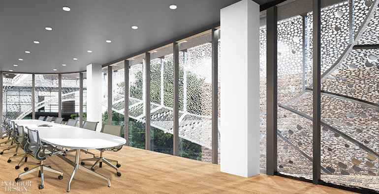 Sốc với tòa nhà mặt tiền bao phủ lớp thép uốn lượn độc đáo ảnh 6