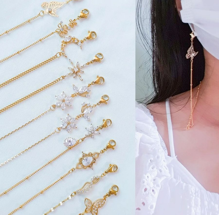 Bắt “trend” móc dây đeo cho khẩu trang ở Hàn Quốc, hội não cá vàng từ nay chẳng lo rơi mất ảnh 9