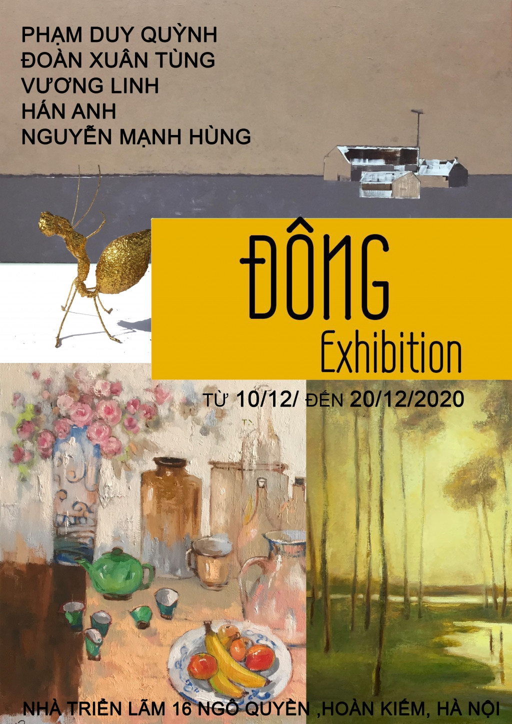 Triển lãm 'Đông' của 5 họa sĩ ảnh 1