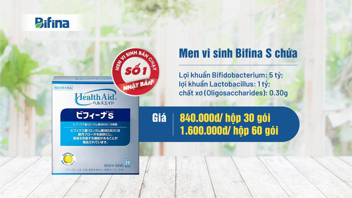 Bifina là gì? Các loại men vi sinh Nhật Bản ảnh 3