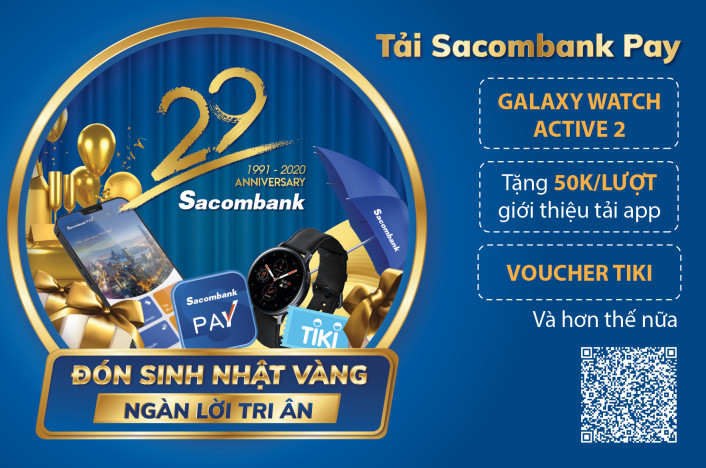 Sacombank Pay – Ngân hàng trong tay ảnh 1