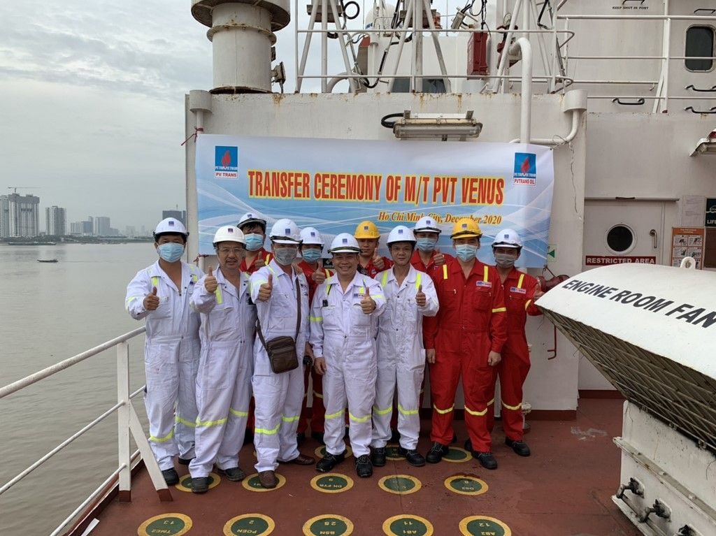 PVTrans nhận bàn giao tàu mới PVT Venus ảnh 1