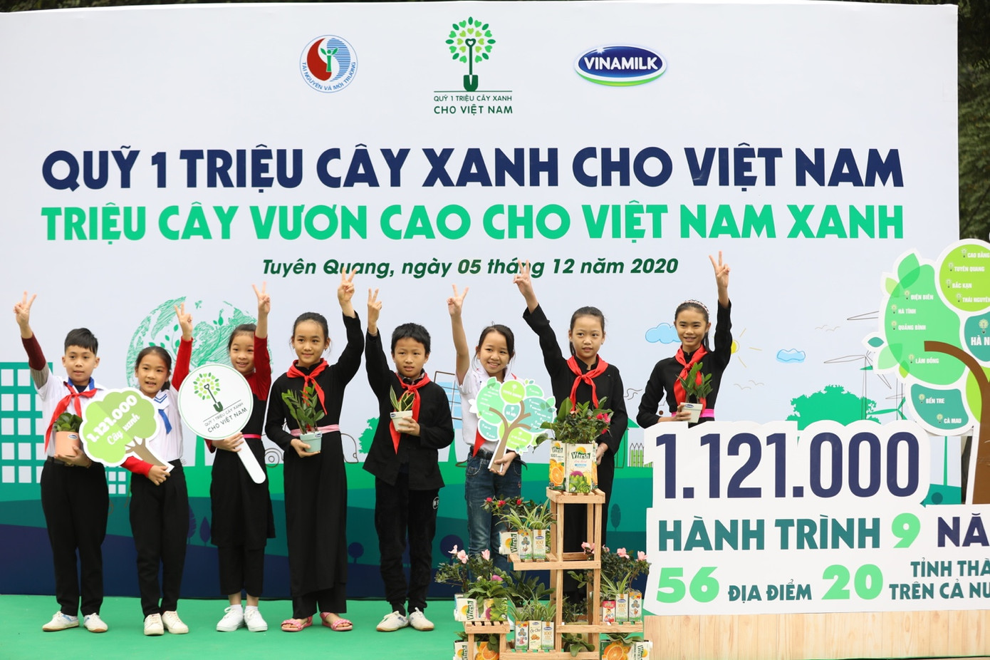Vinamilk hoàn thành mục tiêu trồng hơn 1,1 triệu cây xanh cho Việt Nam trong năm 2020 ảnh 5