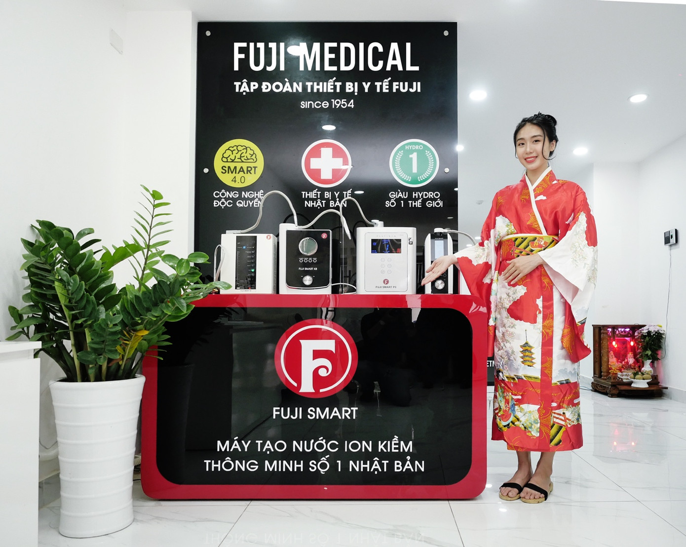 Bốn phiên bản máy lọc nước ion kiềm giàu hydro Fuji Smart tại Việt Nam Akanwa Việt Nam và Tập đoàn Fuji Medical ký kết hợp tác chiến lược ảnh 4