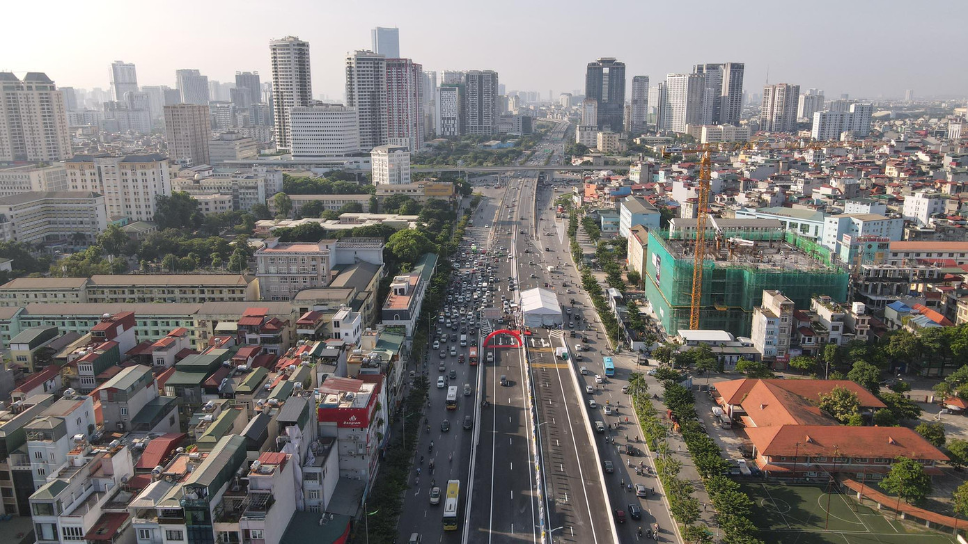 Khánh thành đường trên cao nối Mai Dịch với cầu Thăng Long ảnh 10