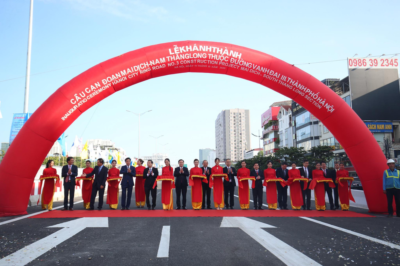 Khánh thành đường trên cao nối Mai Dịch với cầu Thăng Long ảnh 2