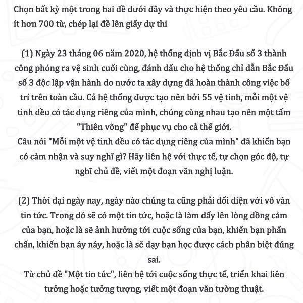 Kỳ thi Đại học Trung Quốc: Đề Văn hot vì khó hiểu, đề Toán hỏi tỷ lệ kim tự tháp Ai Cập ảnh 1