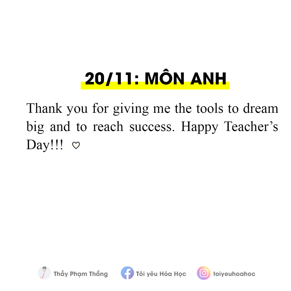 “Chất” ngất với bộ lời chúc 20/11 “đo ni đóng giày” cho từng bộ môn, bạn đã lưu lại chưa? ảnh 6