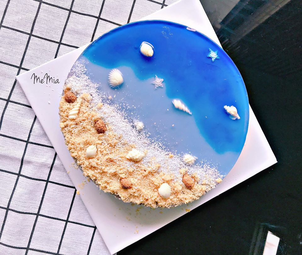 Bạn đã thử làm cheesecake biển xanh - món bánh cực xinh khiến hội yêu biển thích mê? ảnh 4