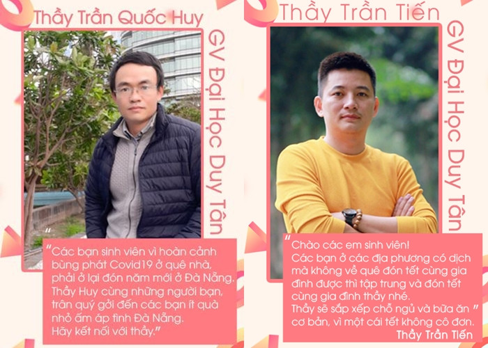Hai thầy giáo được cộng đồng mạng "thả tim" trước hành động ấm áp. (Ảnh: Cộng đồng DTU) Những sinh viên chọn ở lại Hà Nội đón Tết xa nhà: “Gia đình cũng ủng hộ quyết định của mình!“ ảnh 2