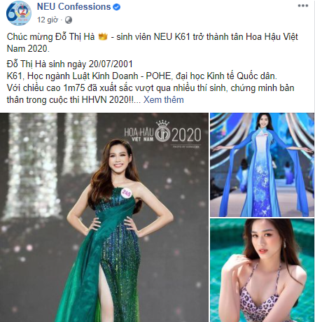 Sinh viên ĐH Kinh tế Quốc dân phản ứng ra sao khi trường có tân Hoa Hậu Việt Nam? ảnh 3