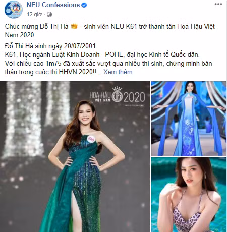 Sinh viên ĐH Kinh tế Quốc dân phản ứng ra sao khi trường có tân Hoa Hậu Việt Nam? ảnh 3