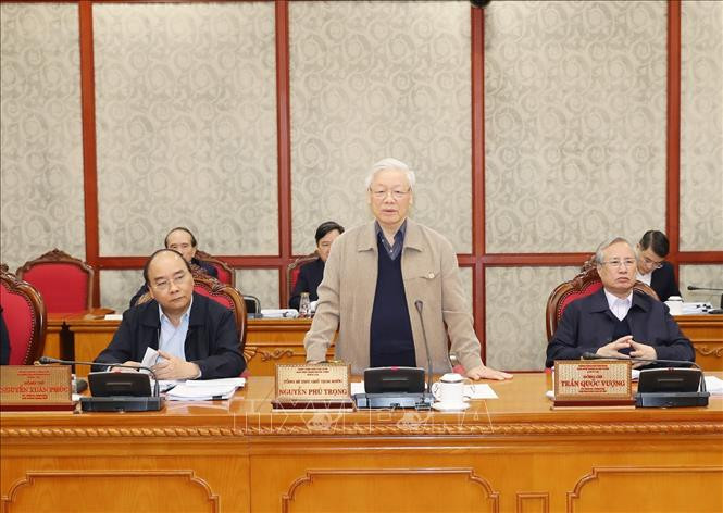 TBT, Chủ tịch nước chủ trì họp tiếp thu ý kiến hoàn thiện dự thảo văn kiện của Đảng ảnh 2