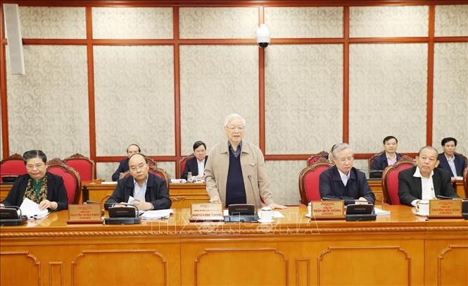 TBT, Chủ tịch nước chủ trì họp tiếp thu ý kiến hoàn thiện dự thảo văn kiện của Đảng ảnh 3