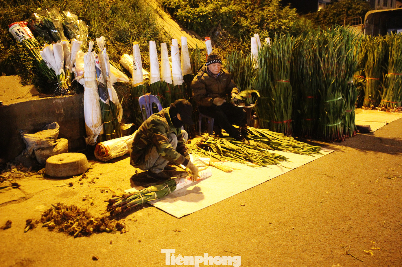 Nhọc nhằn mưu sinh trong giá lạnh ở chợ hoa lớn nhất Thủ đô ảnh 14