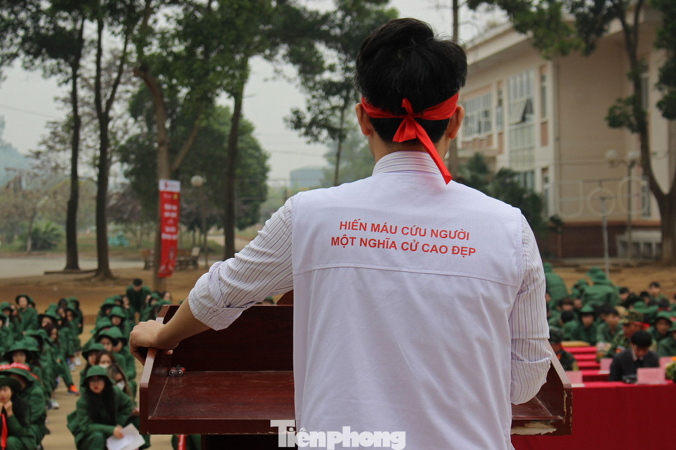 Sinh viên 3 trường đại học nối hàng dài hiến máu: Xua tan giá lạnh mùa đông ảnh 8