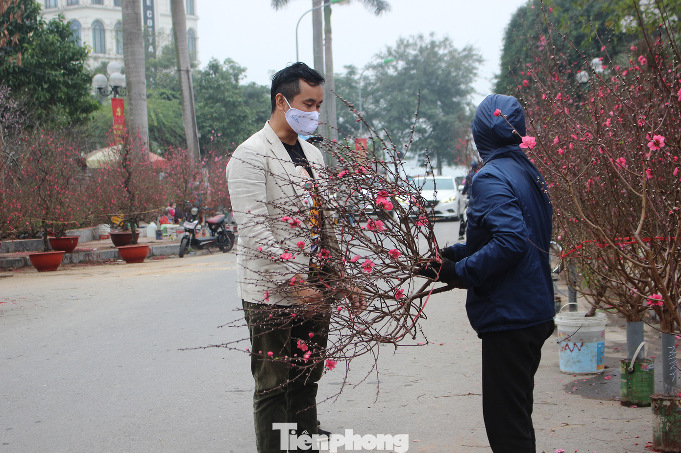 Chợ hoa dịp cận Tết và nỗi lòng người bán khi dịch COVID-19 bùng phát ảnh 17
