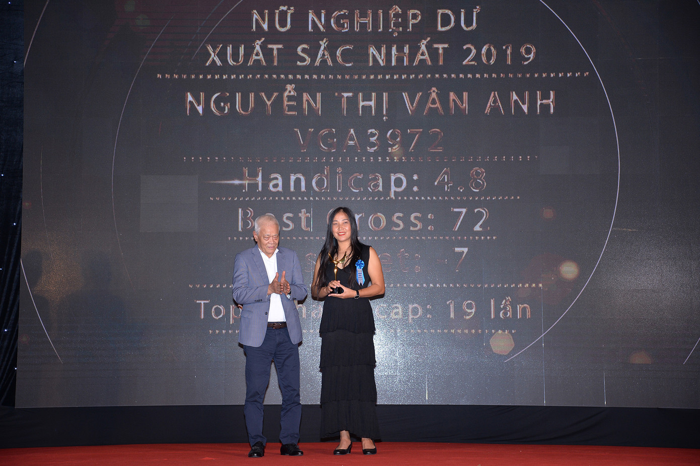 Golfer Hoàng Quân xuất sắc nhất năm 2019 ảnh 2