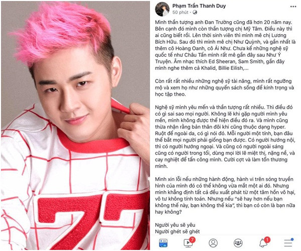 Thanh Duy Idol bức xúc vì liên tục bị chỉ trích ‘vô duyên’ trên truyền hình ảnh 1