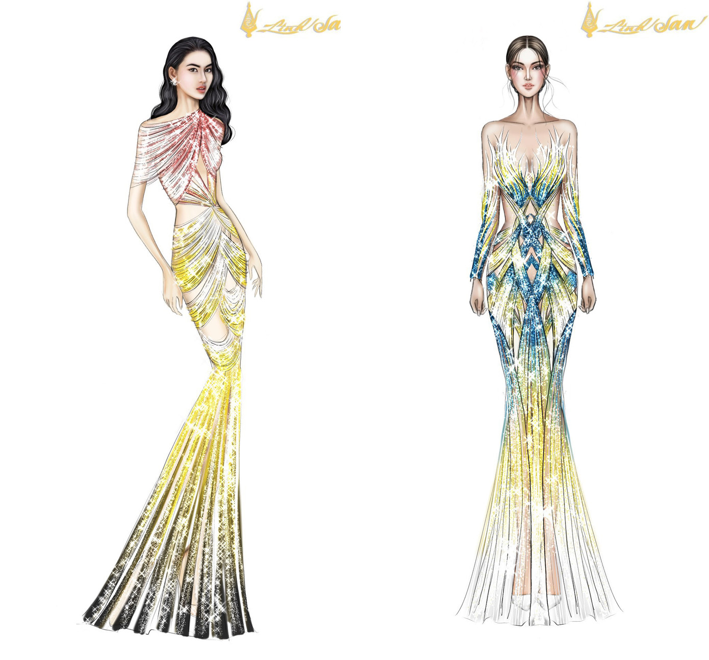 Lộ diện váy dạ hội lộng lẫy mang thông điệp hòa bình của Ngọc Thảo tại Miss Grand 2021 ảnh 5