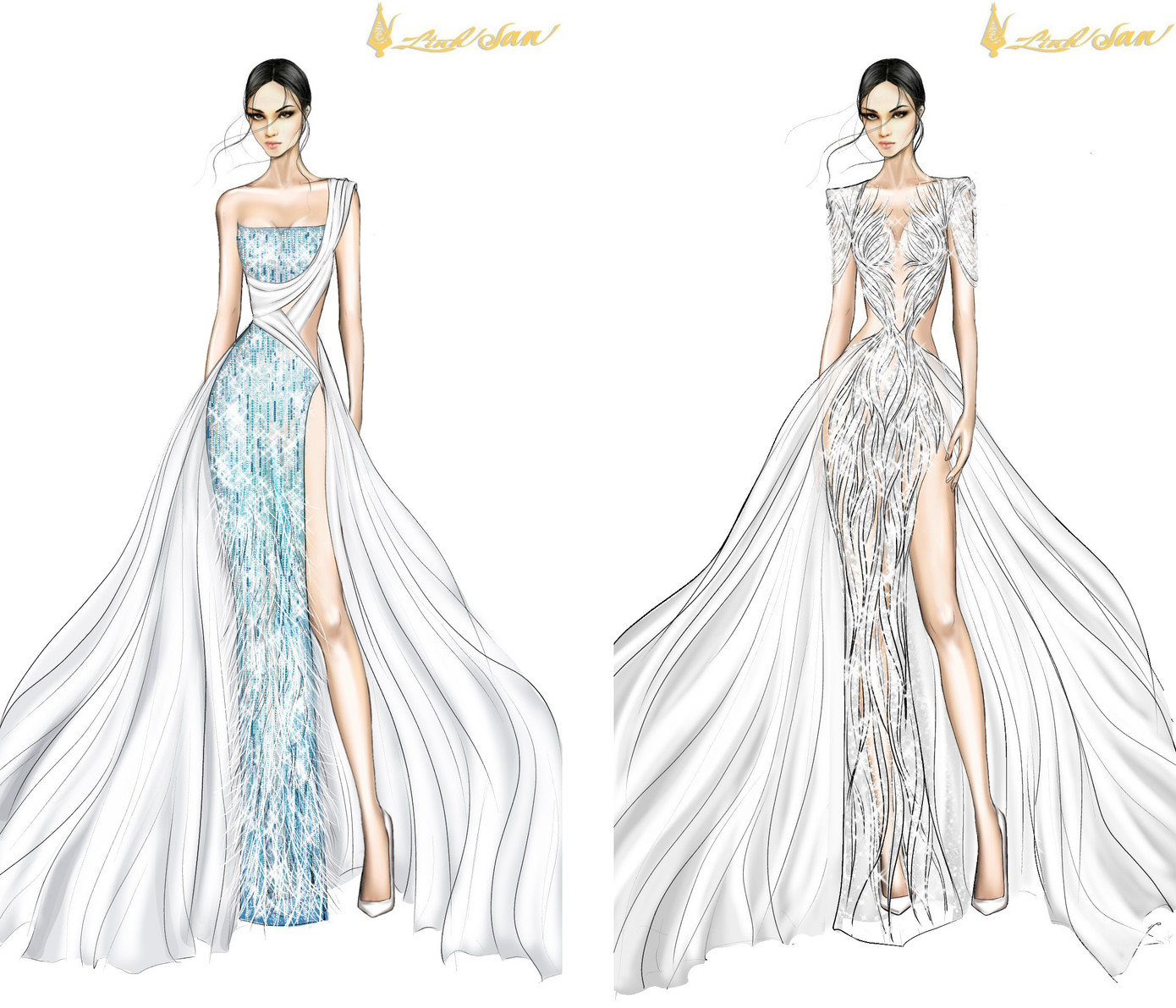 Lộ diện váy dạ hội lộng lẫy mang thông điệp hòa bình của Ngọc Thảo tại Miss Grand 2021 ảnh 3