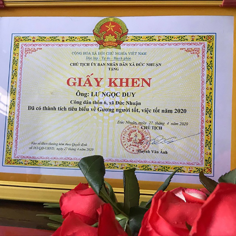 Tuyên dương thanh niên mua ve chai trả lại hơn 200 triệu đồng cho người bị mất ảnh 1