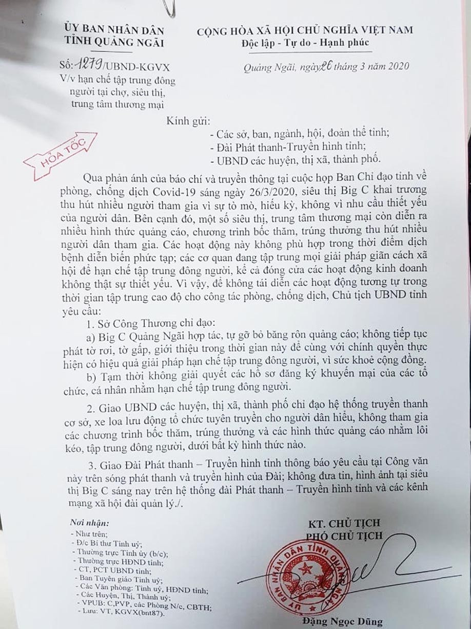 Buộc siêu thị ở Quảng Ngãi tạm dừng sau một ngày khai trương rầm rộ ảnh 2