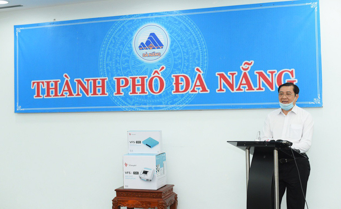 Tập đoàn Vingroup tặng 100 máy thở cho TP Đà Nẵng chống dịch COVID-19 ảnh 1