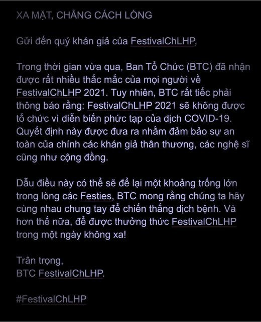 Festival của teen Phong Lê cũng thông báo về việc không tổ chức khiến nhiều bạn tiếc "hùi hụi" Reply 2020: Teen Việt đã vượt qua những sự kiện học đường chưa từng có tiền lệ ra sao? ảnh 5