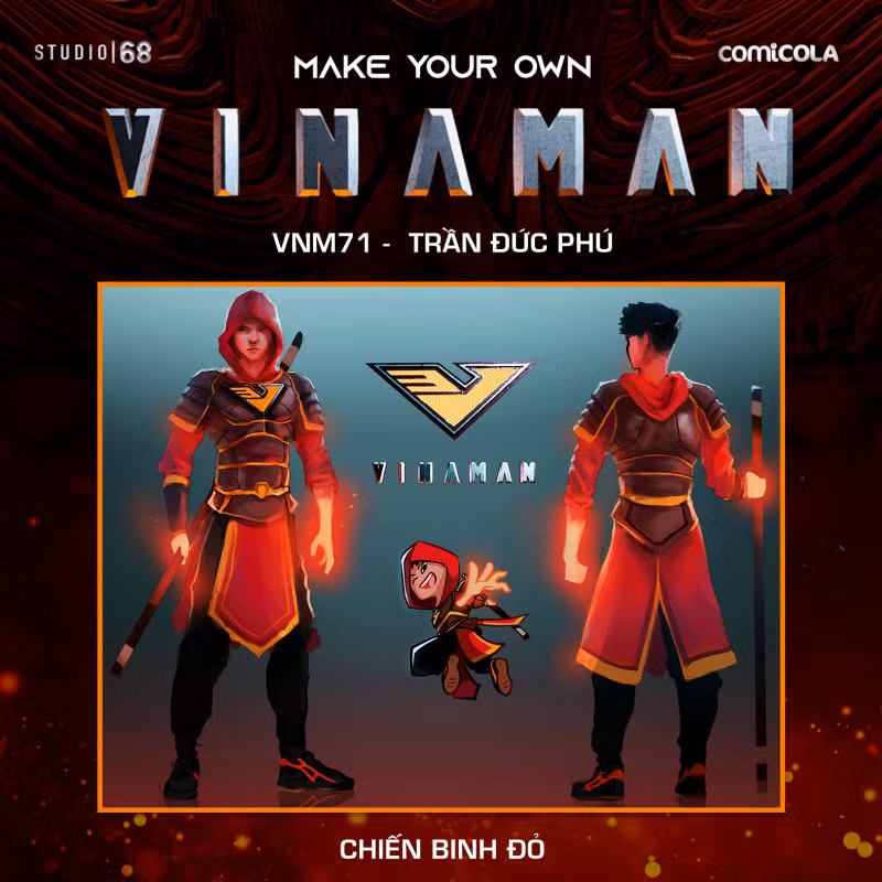 Top 25 thiết kế trang phục siêu anh hùng VINAMAN, thế này gia nhập Avengers cũng được nhỉ! ảnh 22