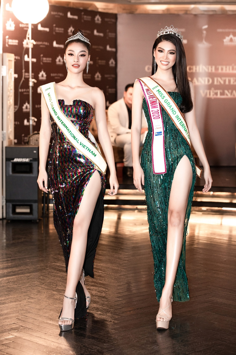 Á hậu Ngọc Thảo catwalk “lốc xoáy” ấn tượng trong họp báo công bố tham dự Miss Grand International ảnh 3