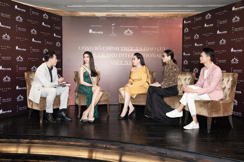 Á hậu Ngọc Thảo catwalk “lốc xoáy” ấn tượng trong họp báo công bố tham dự Miss Grand International ảnh 2