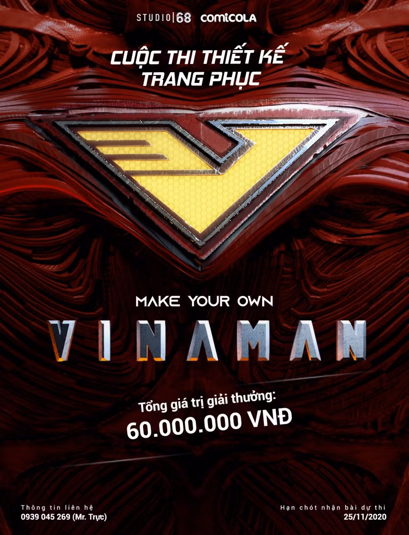 Top 25 thiết kế trang phục siêu anh hùng VINAMAN, thế này gia nhập Avengers cũng được nhỉ! ảnh 1