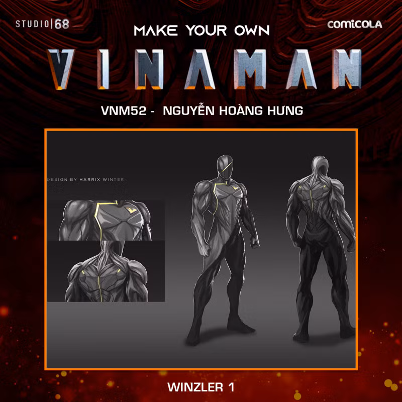 Top 25 thiết kế trang phục siêu anh hùng VINAMAN, thế này gia nhập Avengers cũng được nhỉ! ảnh 19
