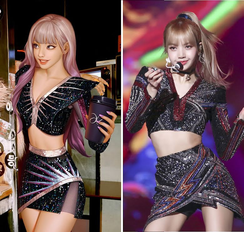 aespa lại hứng thị phi vì nhân vật ảo của Ningning giống y chang Lisa (BLACKPINK) ảnh 2