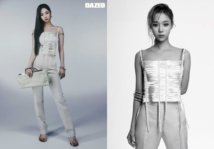 aespa tung bộ ảnh từng thành viên trên DAZED Hàn, netizen “cạn lời” vì các cô gái toàn mặc lại đồ của nhau ảnh 5